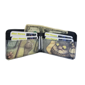 where the wild things are comic book innertube bifold wallet